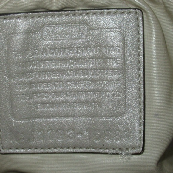 Coach Beige Op Art Signature Diaper Baby Tote Bag 16981 - Picture 8 of 11